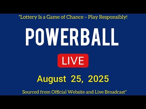 Powerball drawing live Results 25 Aug 2025 | powerball drawing live today
