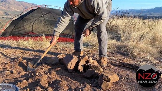 Watch Using Near Zero's Titanium Shovel to Extinguish Campfire on Amazon Live