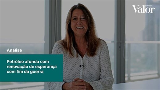 Petróleo afunda com renovação de esperança com fim da guerra