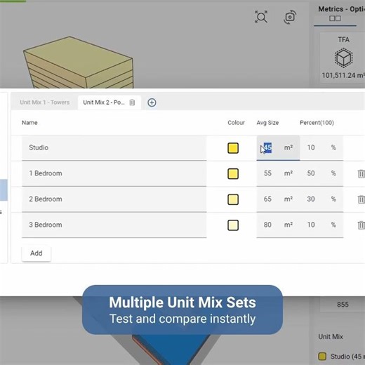 Advanced Unit Mix Customization in Revit and AutoCAD