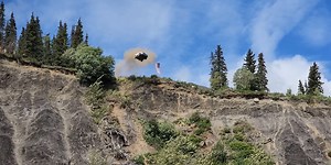 Ride On Board a Car Jumping Off an Alaskan Cliff