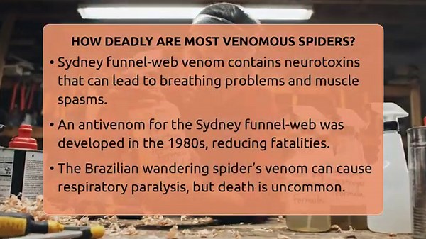 How Deadly Are Most Venomous Spiders? - Insects and Invaders