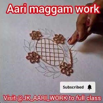 Aari work Free classes @JK_AARI_WORK