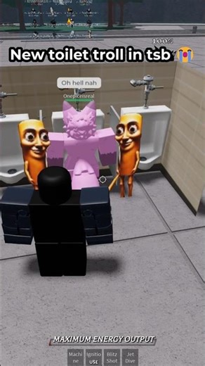 New toilet troll in tsb with ‪@VexilityGaming‬ 🤣 #roblox #thestrongestbattlegrounds