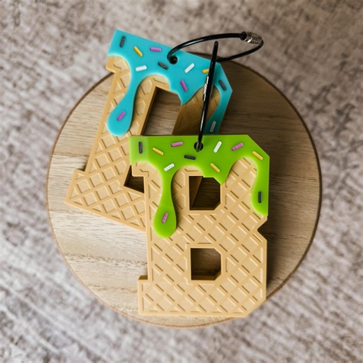 Personalized Ice Cream Drip Bag Tag - Etsy