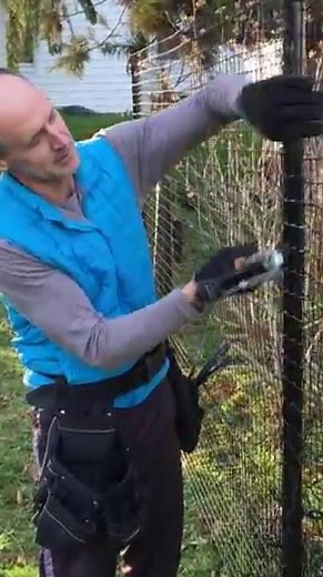 benner deer fence diy cut and reattach