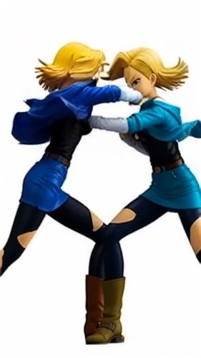 “Android 18 vs Android 18?! The Impossible Battle Begins”#Android18 #DragonBall #DBZ #AnimeBattle