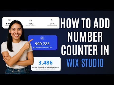 How to Add Number Counter in Wix Studio [For FREE]