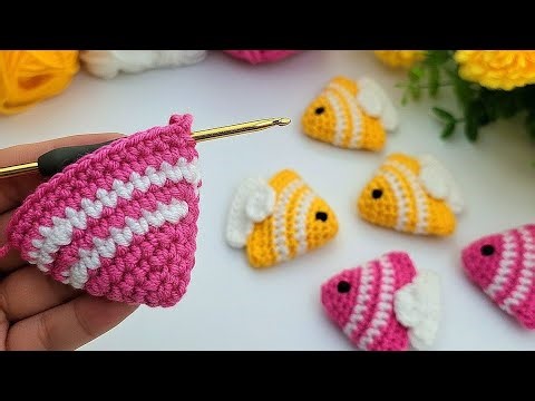 🐠 Make & Sell Crochet Fish Keychains | Cute Handmade Gift Idea for Any Occasion