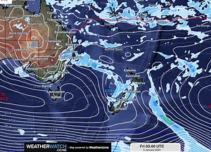 #Animation: And the first 15 days of 2024 look like... | WeatherWatch.co.nz