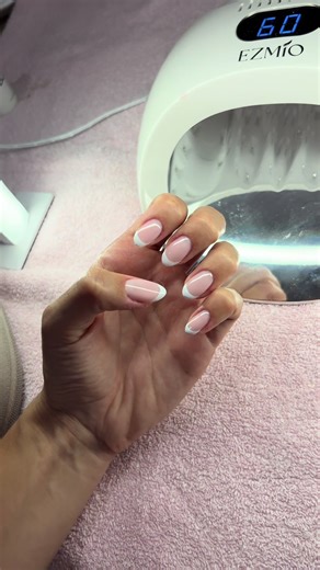 biab frenchies using @EZMIO BEAUTY 3 in 1 builder gel system ✨ #nails #biab #nailart #nailinspo #biabnails
