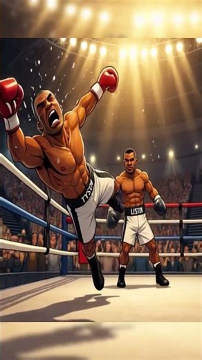 Cartoon Fight Tyson vs Liston – The Craziest Boxing Match Ever