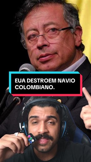 EUA DESTROEM NAVIO COLOMBIANO. #colombia #estadosunidos #gustavopetro