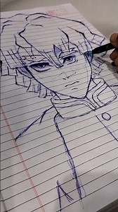 how to draw zenitsu (zenitsu draw with pen)