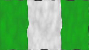 Download Nigeria Nation Flag. Seamless looping waving animation. for free