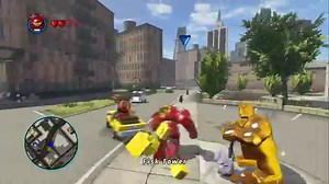 LEGO Marvel Super Heroes - Unlocking Ironman (Hulkbuster) + Free Roam (Character Token Location)