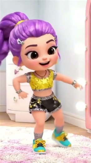 Mio is getting ready to perform! 🐾✨