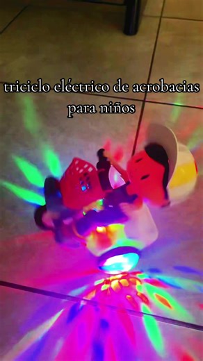 ✨ ¡El regalo perfecto que todos los niños quieren! 🚴‍♂️💨 Este triciclo eléctrico de acrobacias tiene luces LED tipo disco que cambian de color, música súper divertida y hace giros automáticos de 360 grados. 🤩 Es interactivo, seguro y mantendrá a los más pequeños entretenidos por horas. ¡Haz clic en el carrito naranja para conseguir el tuyo antes de que se agoten! 🛒👇#TikTokShop #JuguetesDivertidos #RegalosParaNiños #JuguetesConLuces #StuntTricycle