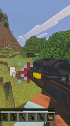 HOW TO DOWNLOAD GUNS MOD ON MINECRAFT BEDROCK EDITION FREE 2026 #minecraft