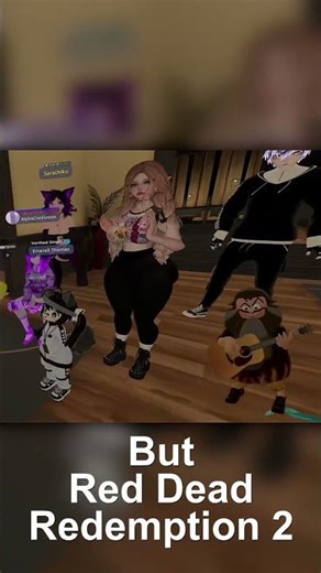 VIDEO GAMES, but it's in VRCHAT (TENACIOUS D) - CYBERCHIMP #SHORTS