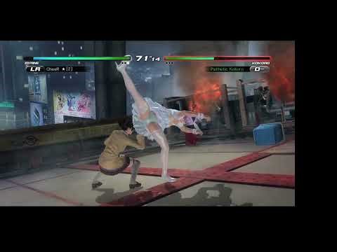 DOA5LR online fights as Kokoro in an Orange costume 2