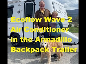 Ecoflow Wave 2 Air Conditioner in the Armadillo Backpack Travel Trailer RV