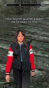 crying while wielding a sword is crazy work #skyrim #skyrimmemes #gamer #fyp | Laura Pintauro