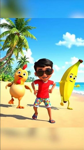 chicken banana Dance | #chickenbananadance #chickenbananasong #bachpanrhymes