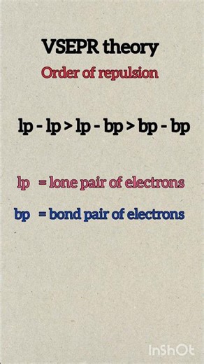 vsepr theory #chemistry