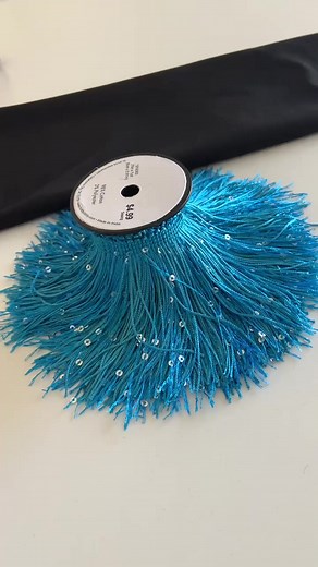 Skirt # black # Fringe # turquoise fringe #diysewing # fashiondesiigner #lasvegastiktok # usa