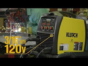 Klutch MIG Welder with Multi Processes Inverter MIG Flux-Cored Arc and TIG 120V 3090 Amp Output Mod
