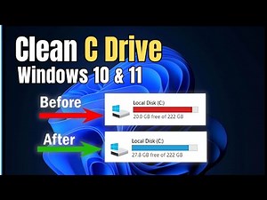 How to Safely CLEAN C Drive in Windows 10 & 11
