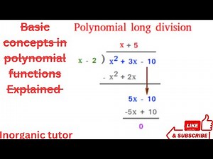 Polynomial Long Division||A Step-by-Step Guide ||