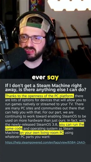 NOBODY except for Steam open sourced anything