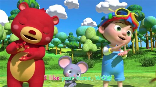 【英文儿歌】我的名字，自我介绍 my name song ABCKids