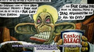 Catch up: Satirical Cartoons: A History Watch the full lecture: https://gres.hm/political-cartoons Examining the work of Swift, Hogarth, Gillray, David Low and Ronald Searle, this lecture by celebrated cartoonist Martin Rowson will also examine the role cartoons play in giving offence. Covering the Danish Cartoons scandal and the Charlie Hebdo massacre, this talk will also look at Martin's own output over the past 40 years. #art #politics #satire | Gresham College