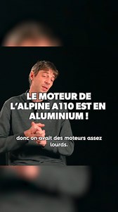 🏎 Les spécificités du moteur en aluminium de l'Alpine A110 ! | RMC Découverte