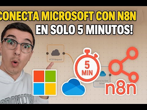 ¡CONECTA MICROSOFT CON N8N EN SOLO 5 MINUTOS! 🔥 | Paso a Paso para Principiantes 🚀