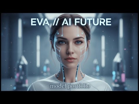 Beautiful AI model Eva
