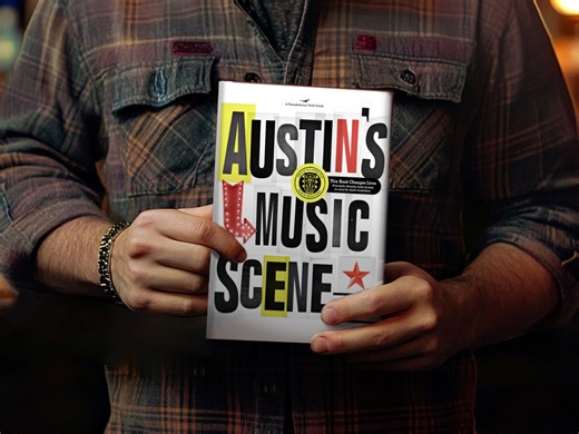 Austin music scene field guide book out now, proceeds going right back to local musicians