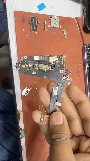 iPhone 12 Charging Flex Replacement | Charging Problem Fix 100% 🔌 #brokenfix #smartphone