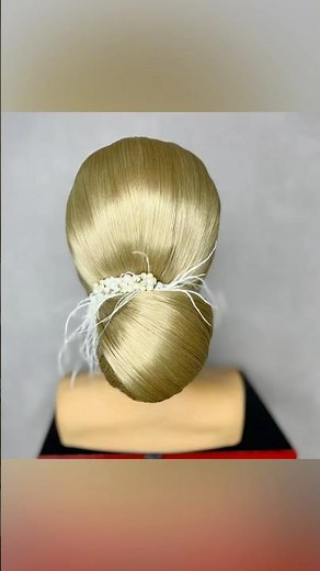 Step-by-step on how to do an updo with long hair❤️✨ An easy bridal hair tutorial