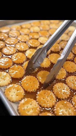 🥜🍫 Peanut Butter Ritz Bits Toffee – Irresistible, Crunchy, and Sweet This Peanut Butter Ritz Bits Toffee is a game-changer—sweet, salty, and crunchy all in one bite. Once you make it, it disappears fast! Ingredients Main Ingredients: 2 boxes Peanut Butter Ritz Bits crackers (~18 ounces total) 3 cups semi-sweet chocolate chips 1½ cups brown sugar 1½ cups 2 tablespoons unsalted butter For Melting Chocolate: 2 tablespoons butter Equipment Needed Baking sheet Saucepan Microwave-safe bowl Spatula R