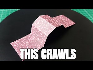 How to Make an Origami Inchworm That CRAWLS - Easy DIY Papercraft for Beginners