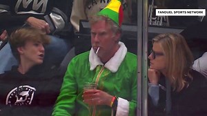 Will Ferrell spotted at LA Kings game dressed as Buddy the Elf