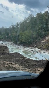 1.3M views · 9.4K reactions | The river has widen, causing major road damage #hurricane #HurricaneHelene | TJ Helicopters LLC. | Facebook