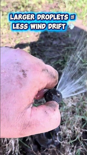 Still using old spray nozzles? This upgrade changes everything💧 #TheAfterSplash #IrrigationTechTalk