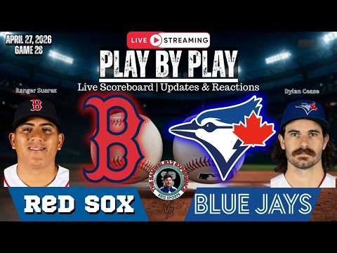 Toronto Blue Jays vs Boston Red Sox 🧢 LIVE MLB Play by Play and Reactions!