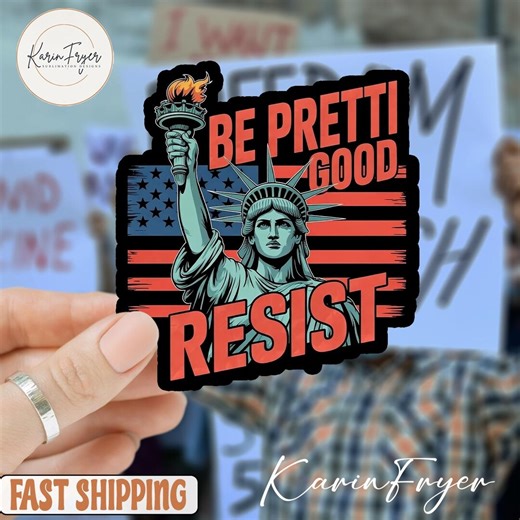Statue of Liberty Be Pretti Good Sticker, Justice for Alex and Renee Decal, Protest Decal, Activism Sticker - Etsy