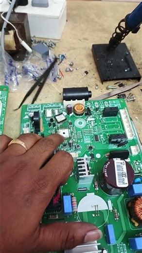 LG double door fridge pcb compressor not working